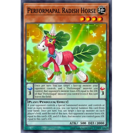 Performapal Radish Horse (Common)