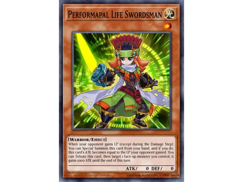 Performapal Life Swordsman (Common)