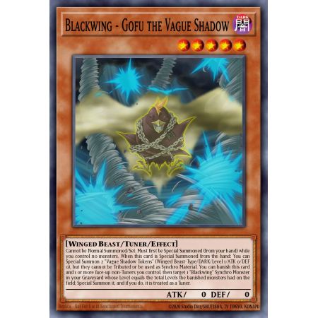 Blackwing - Gofu the Vague Shadow (Common)