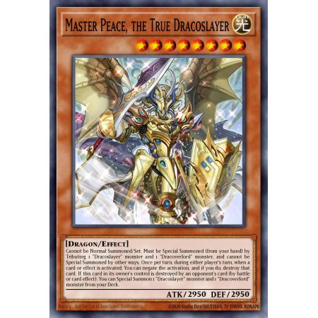 Master Peace, the True Dracoslayer (Ultra Rare)