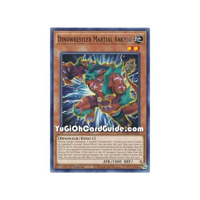 Dinowrestler Martial Ankylo – 2020 Tin of Lost Memories | Carta YUGIOH en México