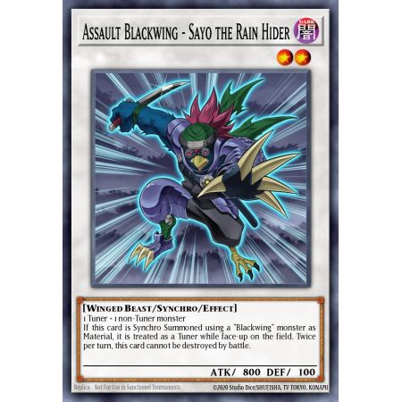 Assault Blackwing - Sayo the Rain Hider (Rare)