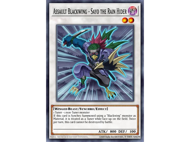 Assault Blackwing - Sayo the Rain Hider (Rare)