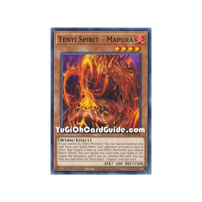 Tenyi Spirit - Mapura (Common) – 2020 Tin of Lost Memories | Carta YUGIOH en México