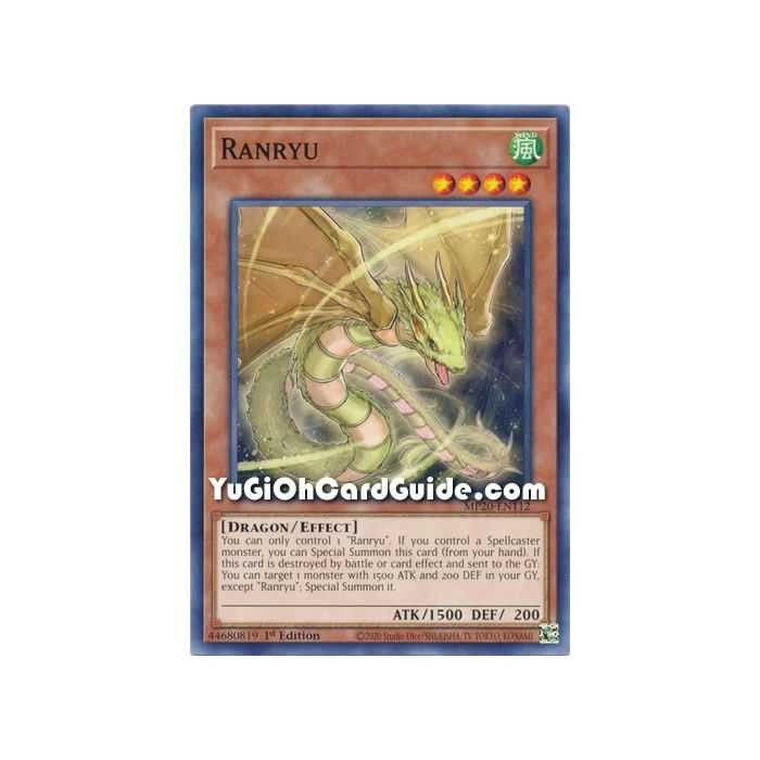 Ranryu – 2020 Tin of Lost Memories | Carta YUGIOH en México