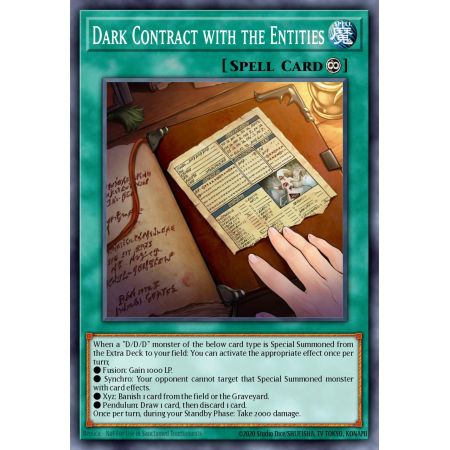 Dark Contract with the Entities (Ultra Rare)