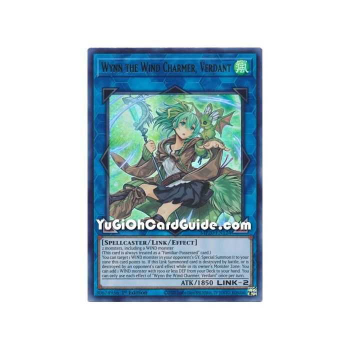 Wynn the Wind Charmer, Verdant (Ultra Rare) – 2020 Tin of Lost Memories | Carta YUGIOH en México