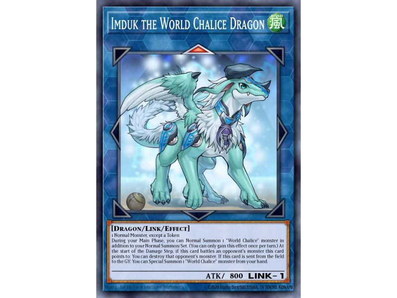 Imduk the World Chalice Dragon (Rare)