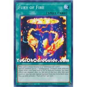 Fury of Fire (Common) – 2020 Tin of Lost Memories | Carta YUGIOH en México