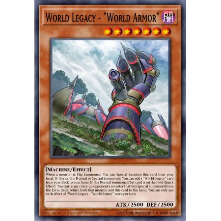 World Legacy - "World Armor" (Rare)