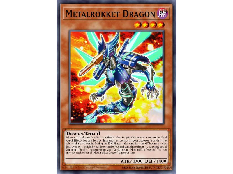 Metalrokket Dragon (Rare)
