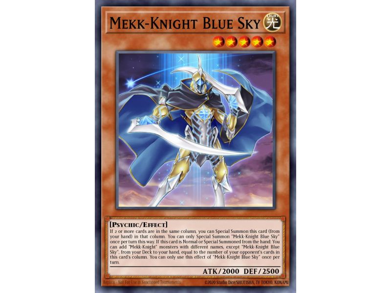 Mekk-Knight Blue Sky (Secret Rare)