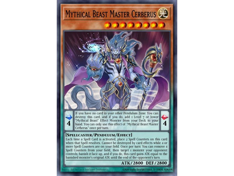 Mythical Beast Master Cerberus (Secret Rare)