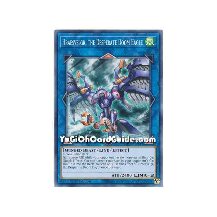 Hraesvelgr, the Desperate Doom Eagle (Common) – 2020 Tin of Lost Memories | Carta YUGIOH en México