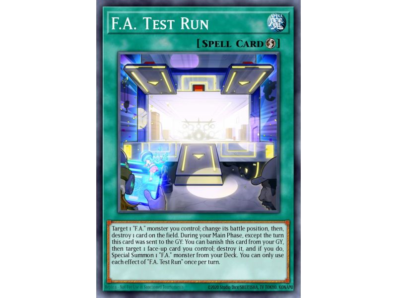 F.A. Test Run (Common)