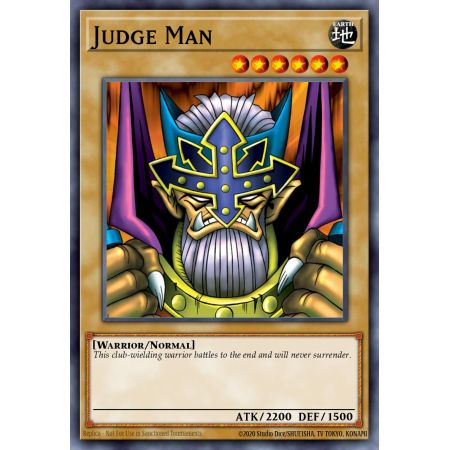 Judge Man (Ultra Rare)