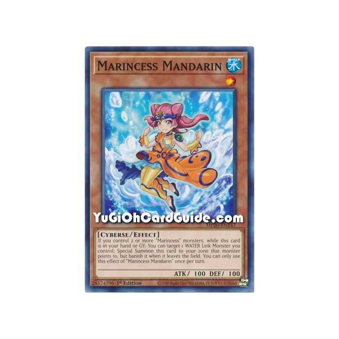 Marincess Mandarin (Common) – 2020 Tin of Lost Memories | Carta YUGIOH en México