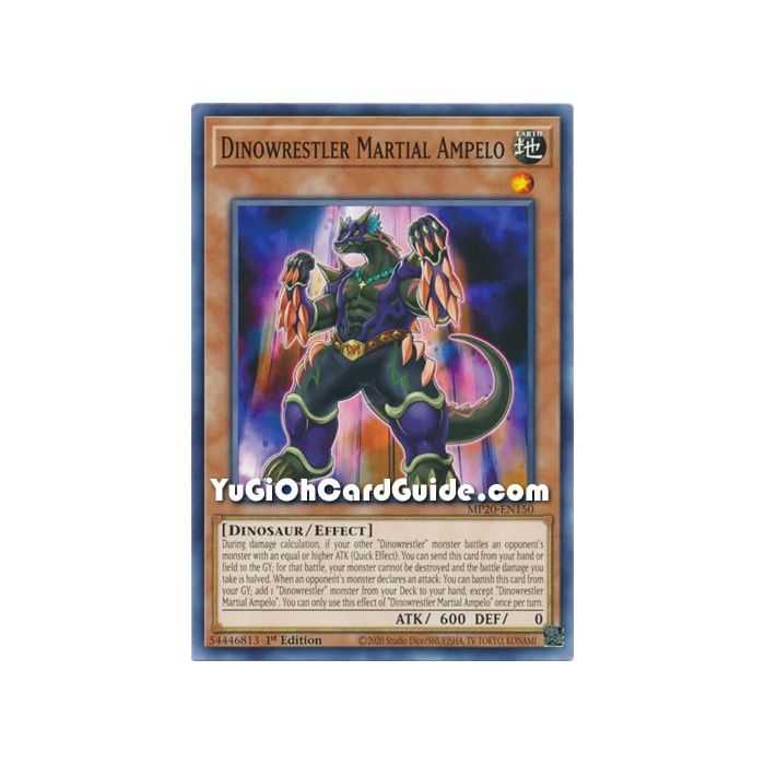 Dinowrestler Martial Ampelo (Common) – 2020 Tin of Lost Memories | Carta YUGIOH en México