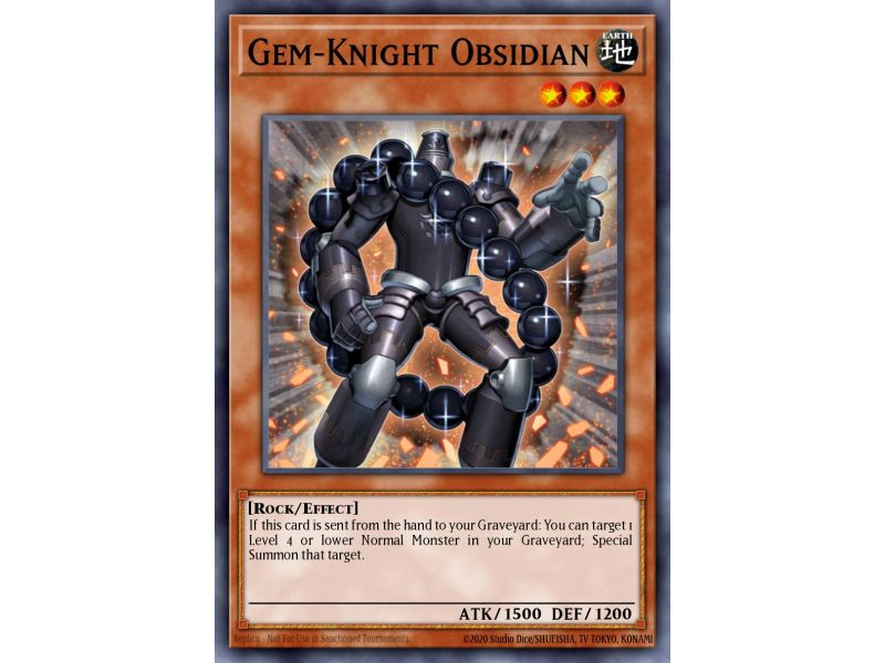 Gem-Knight Obsidian (Common)