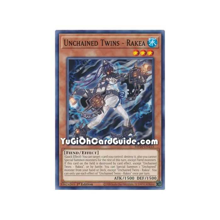 Unchained Twins - Rakea (Common) – 2020 Tin of Lost Memories | Carta YUGIOH en México