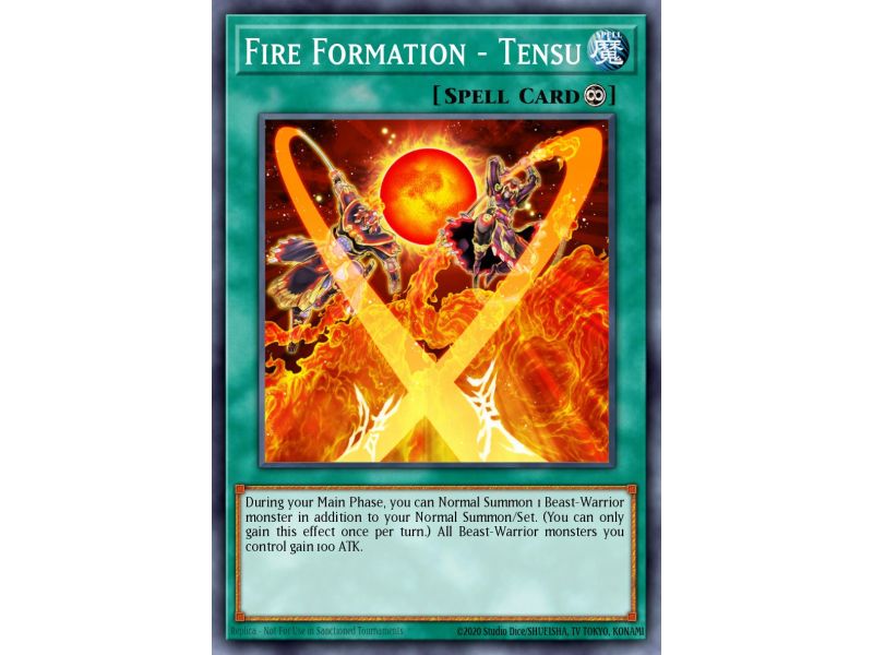 Fire Formation - Tensu (Super Rare)