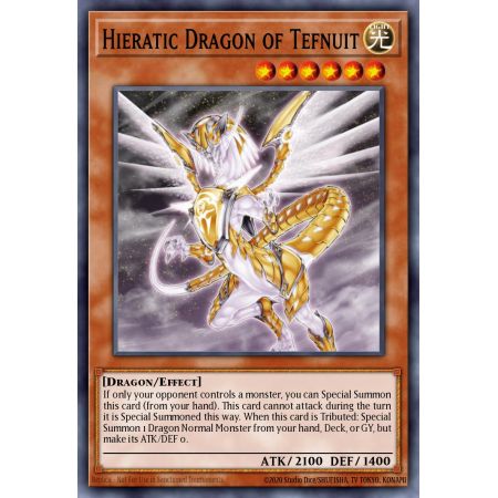 Hieratic Dragon of Tefnuit (Super Rare)