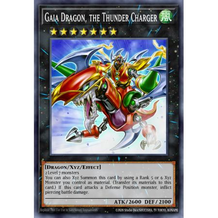 Gaia Dragon, the Thunder Charger (Ultimate Rare)