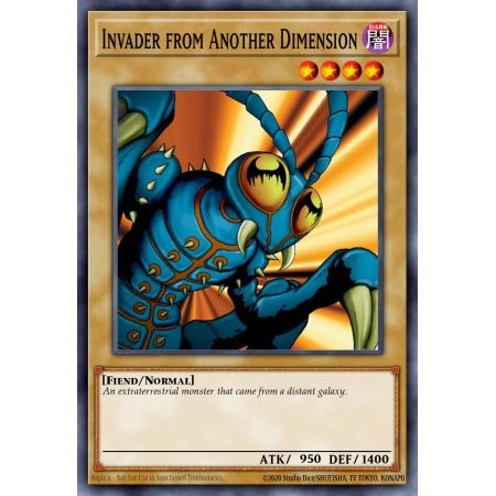 Invader from Another Dimension (Short Print)