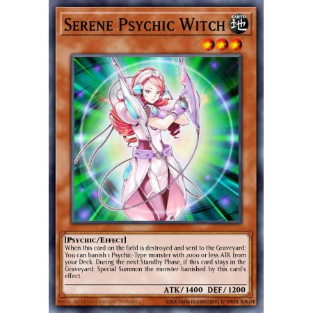 Serene Psychic Witch (Super Rare)