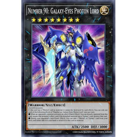 Number 90: Galaxy-Eyes Photon Lord (Secret Rare)