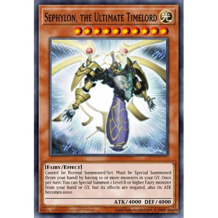 Sephylon, the Ultimate Timelord (Ultra Rare)