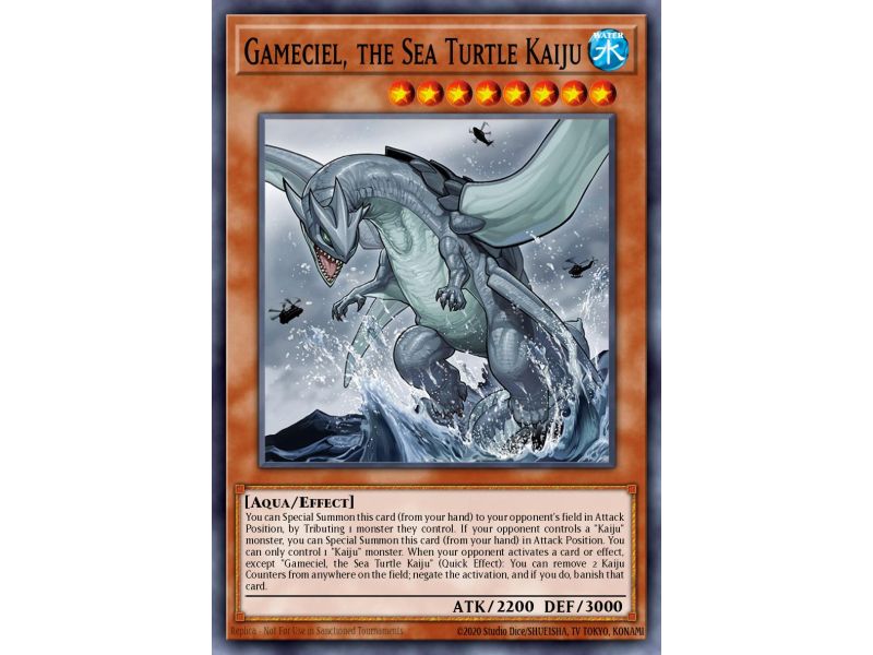 Gameciel, the Sea Turtle Kaiju (Secret Rare)