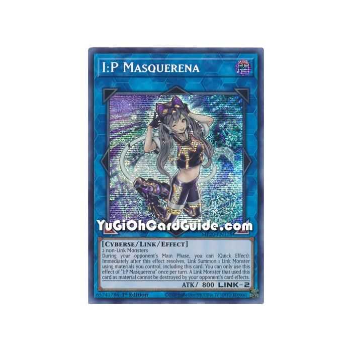 I:P Masquerena (Prismatic Secret Rare) – 2020 Tin of Lost Memories | Carta YUGIOH en México