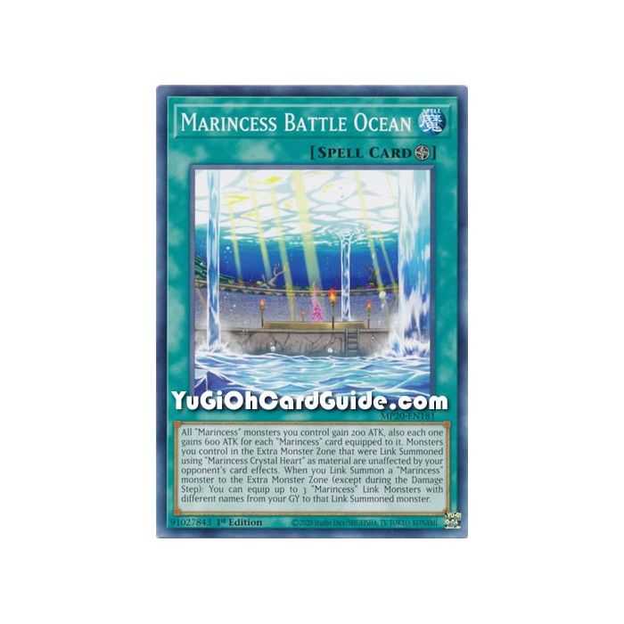 Marincess Battle Ocean (Common) – 2020 Tin of Lost Memories | Carta YUGIOH en México