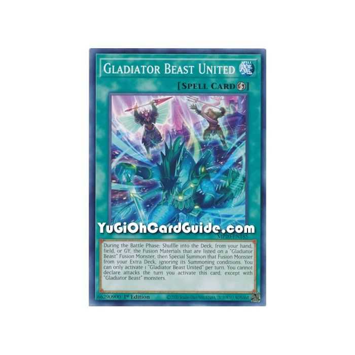 Gladiator Beast United (Common) – 2020 Tin of Lost Memories | Carta YUGIOH en México