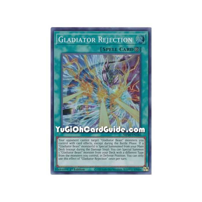 Gladiator Rejection – 2020 Tin of Lost Memories | Carta YUGIOH en México