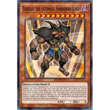 Exodius the Ultimate Forbidden Lord (Common)