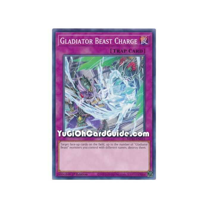 Gladiator Beast Charge (Common) – 2020 Tin of Lost Memories | Carta YUGIOH en México