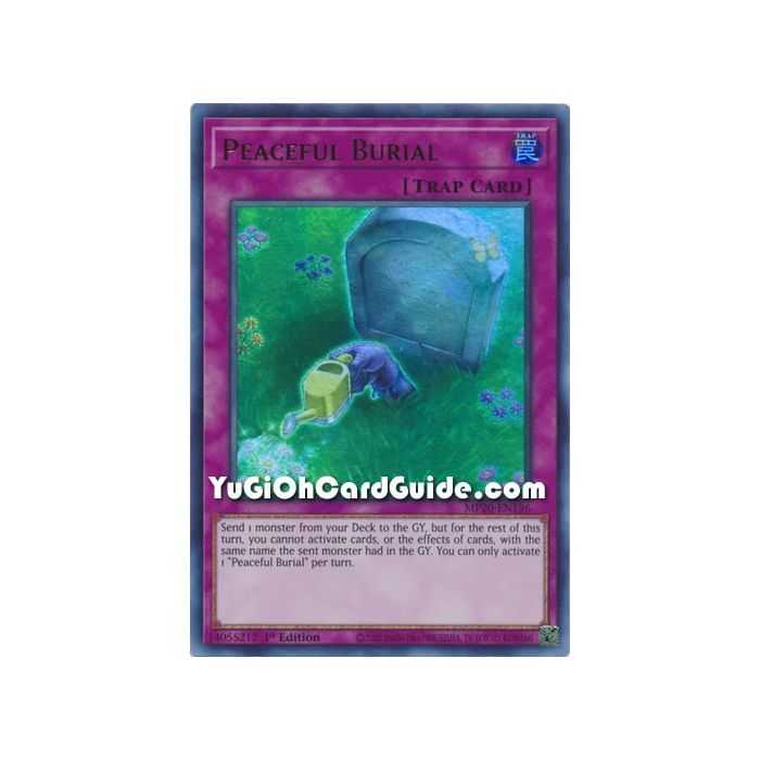 Peaceful Burial – 2020 Tin of Lost Memories | Carta YUGIOH en México