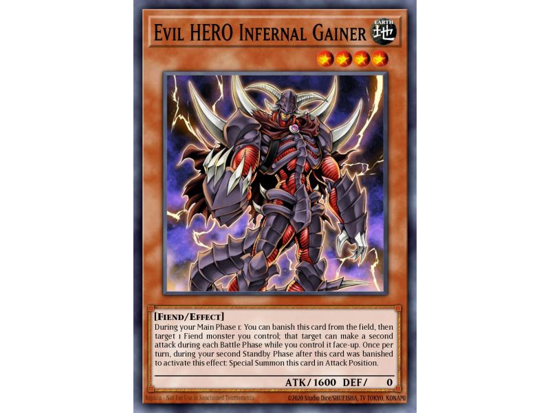 Evil HERO Infernal Gainer (Common)