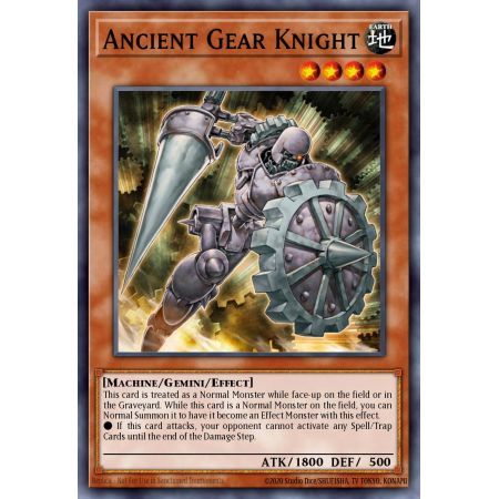 Ancient Gear Knight (Rare)