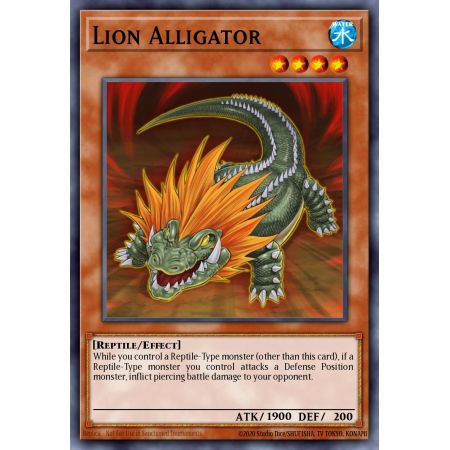 Lion Alligator (Rare)