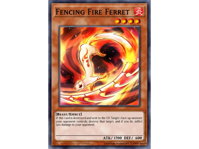 Fencing Fire Ferret (Rare)