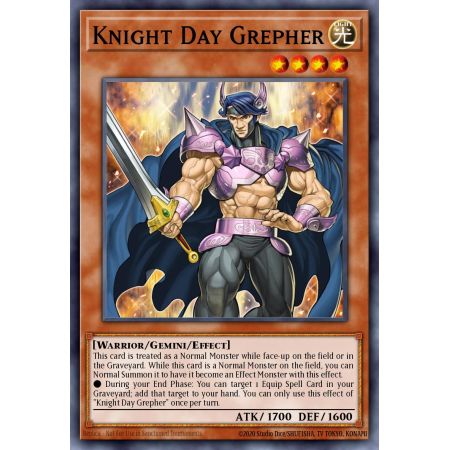 Knight Day Grepher (Rare)