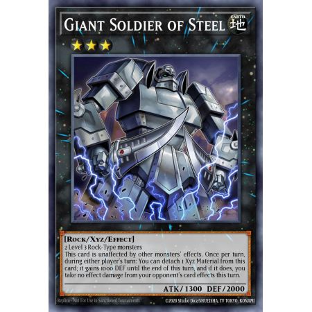 Giant Soldier of Steel (Shatterfoil Rare)