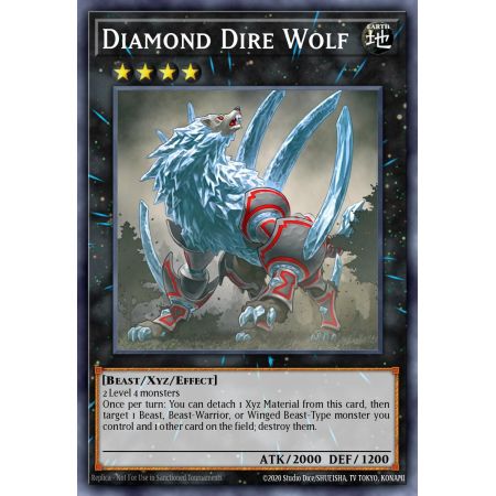 Diamond Dire Wolf (Shatterfoil Rare)