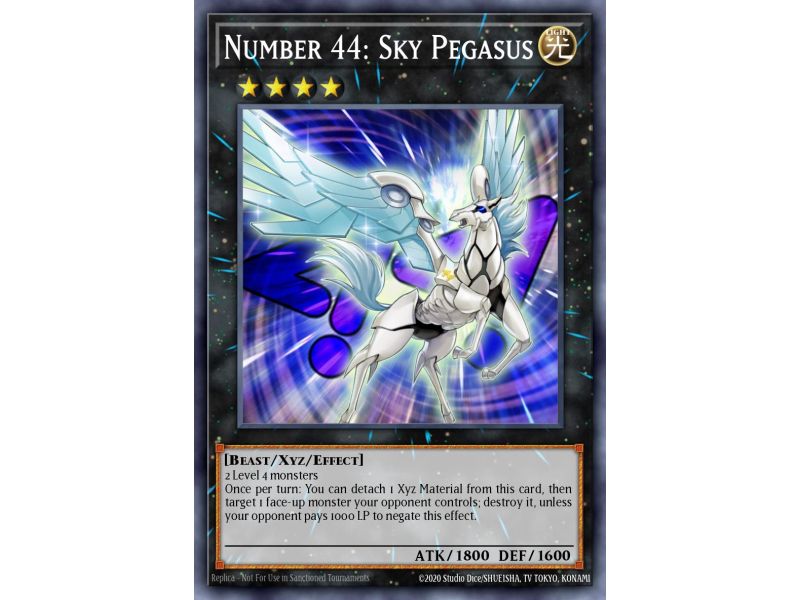 Number 44: Sky Pegasus (Shatterfoil Rare)