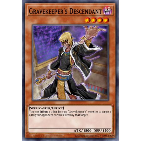 Gravekeeper's Descendant (Starfoil Rare)