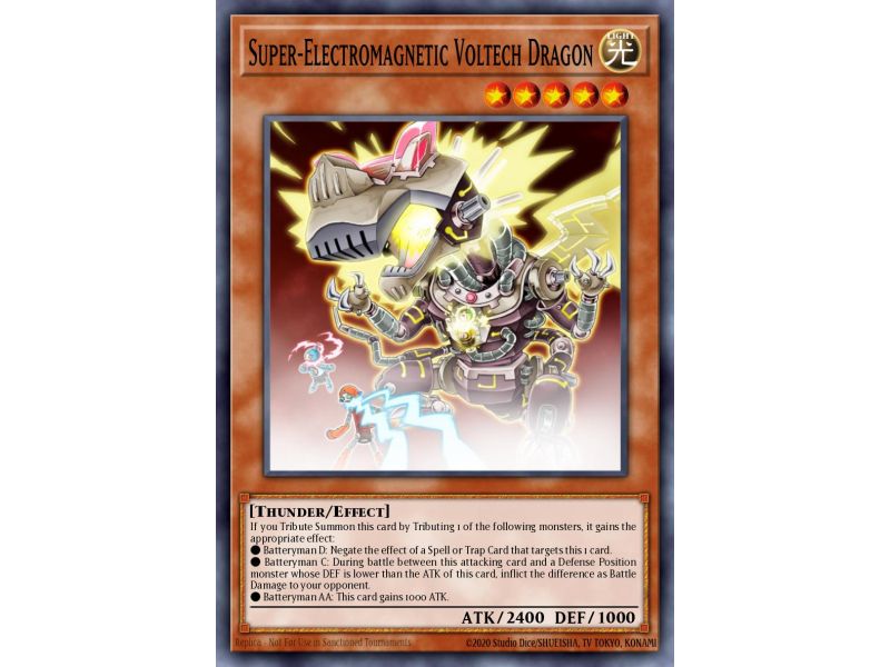 Super-Electromagnetic Voltech Dragon (Rare)