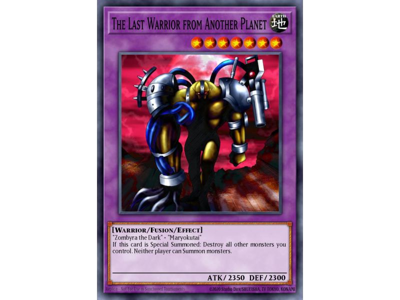The Last Warrior from Another Planet (Super Rare)